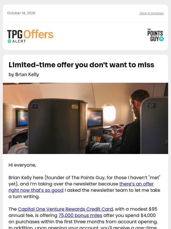 Donβt Make This Points and Miles Mistake email from The Points Guy