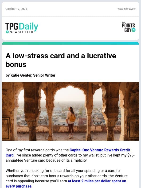 ✈ An Easy $1,000+ in Travel, United Extends Wi-Fi Status Match & More From TPG ✈ email from The Points Guy