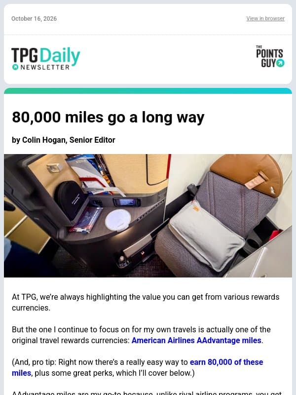 ✈ Why These OG Airline Miles Are Still the Best, Carry-On Bag Policies & More From TPG ✈ email from The Points Guy