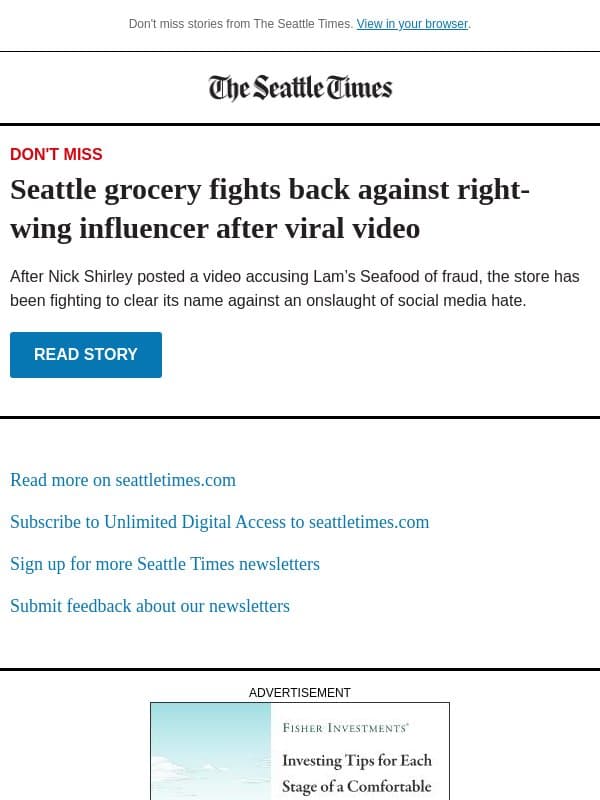 Seattle grocery fights back against viral video email from The Seattle Times