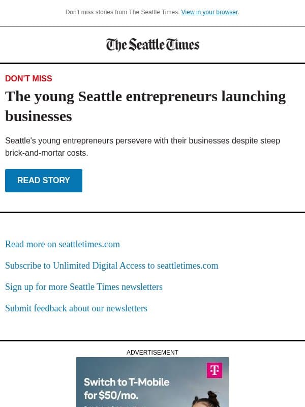 Meet Seattle's new wave of business owners email from The Seattle Times