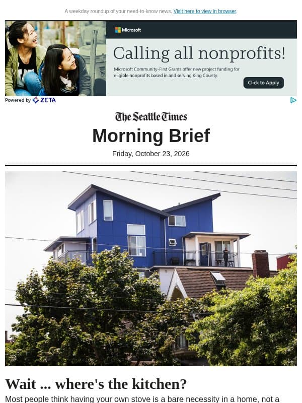 Friday Morning Brief: REI revives garage-sale experience email from The Seattle Times