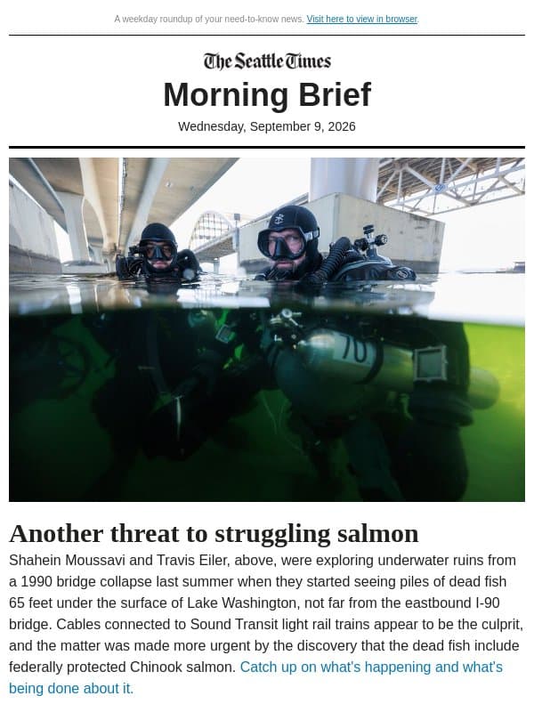 Wednesday Morning Brief: Seahawks' season kicks off: What to know email from The Seattle Times