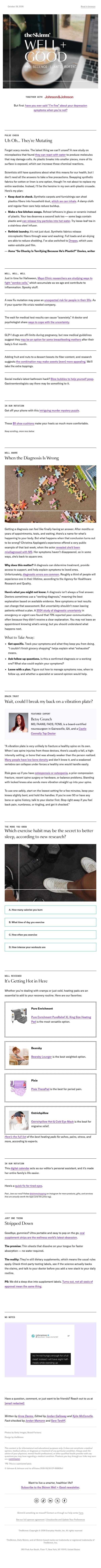 This microplastics news is scary email from The Skimm screenshot