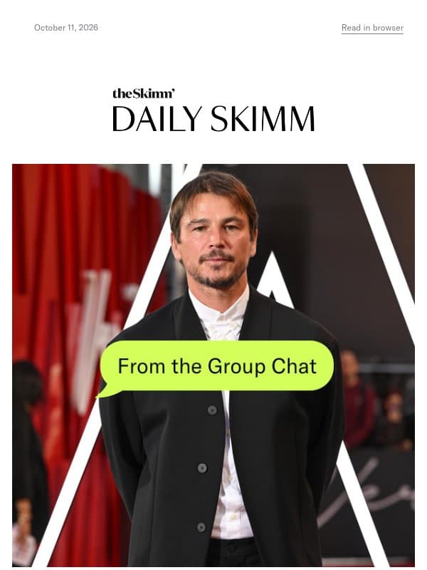 Turns Out, Your Prom Date Had Taste 🪩 email from The Skimm