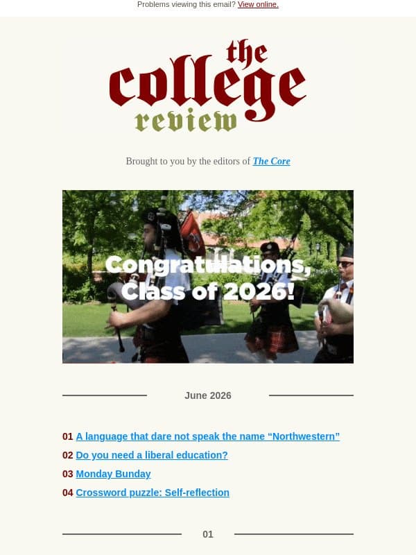 Wamúka Alma Mater email from The University of Chicago
