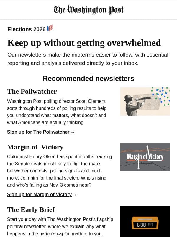 Make sense of the 2026 midterms email from The Washington Post