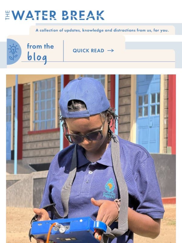 Not Magic, Just Science! email from The Water Project