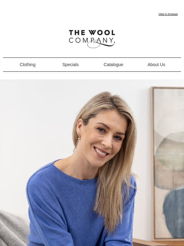 Colour Focus: Bluebell email from The Wool Company