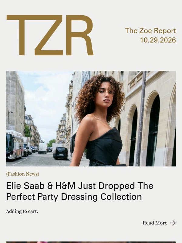 Elie Saab & H&M Just Dropped The Perfect Party Dressing Collection email from The Zoe Report