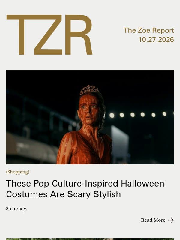 These Pop Culture-Inspired Halloween Costumes Are Scary Stylish email from The Zoe Report