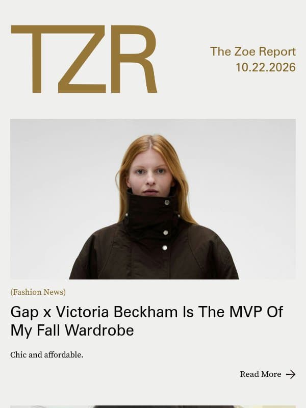 Gap x Victoria Beckham Is The MVP Of My Fall Wardrobe email from The Zoe Report