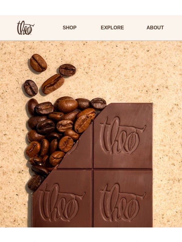 It's Fair Trade Month 🌟 email from Theo Chocolate