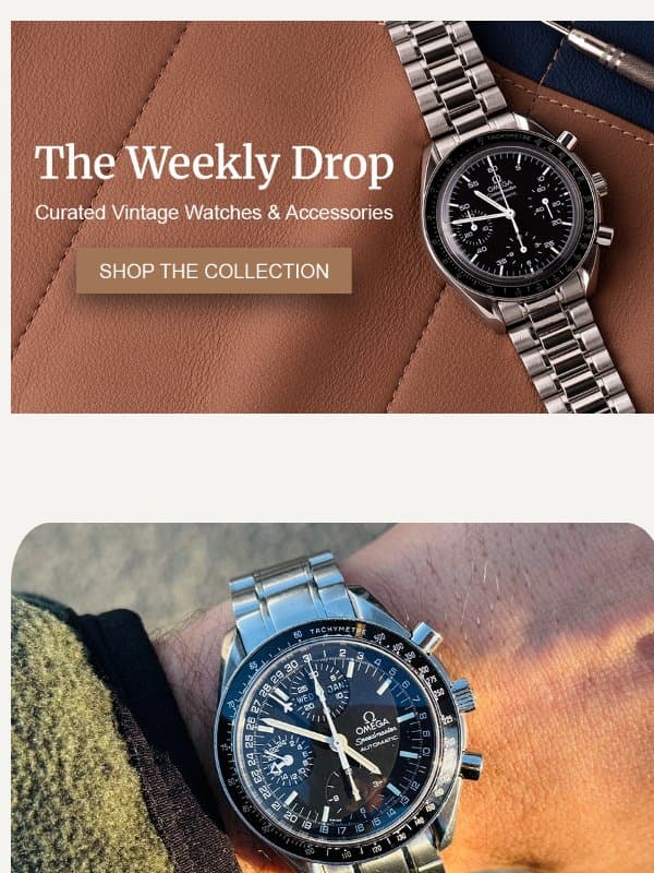 NEW IN THE SHOP: Vintage Watches From Omega, Rolex & More! 🔥 email from Theo & Harris