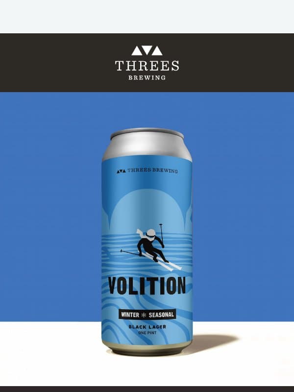 Winter is coming. Meet your black lager. email from Threes Brewing