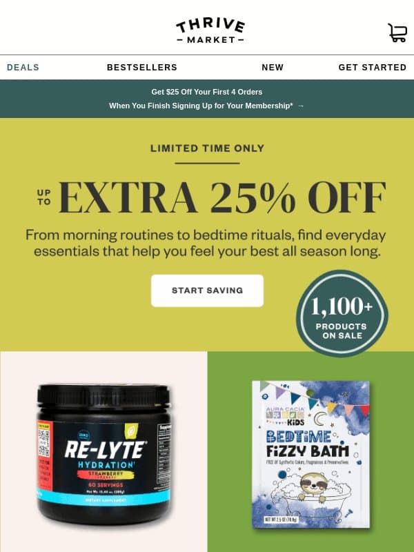 1,100+ everyday essentials on SALE 🛁 email from Thrive Market