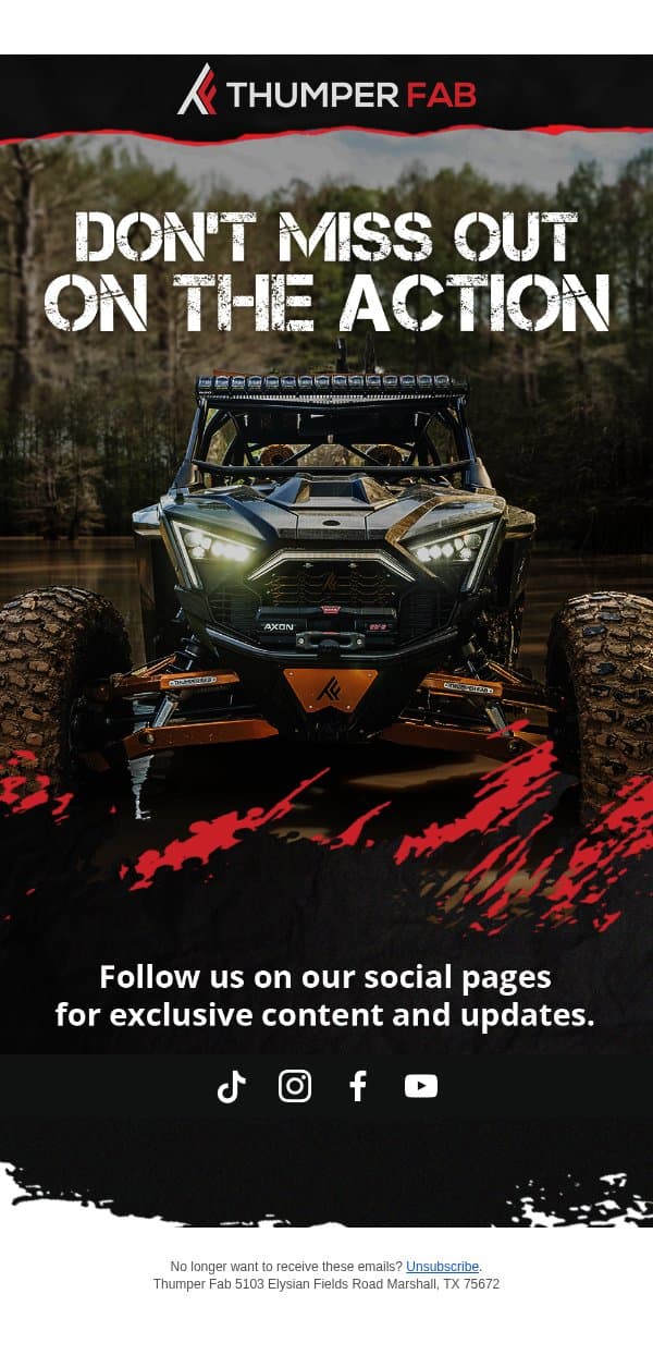Do you really really want to miss out on this? email from Thumper Fab screenshot