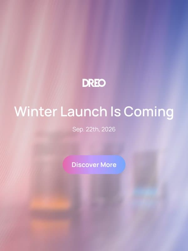DREO Winter Launch - Status: Incoming! email from Tineco