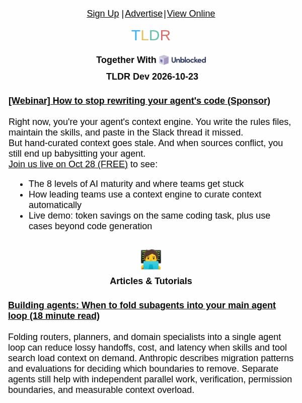 Building better agents 🔍, TanStack AI 🤖, inside a Switch 2 jailbreak 🎮 email from TLDR Cybersecurity