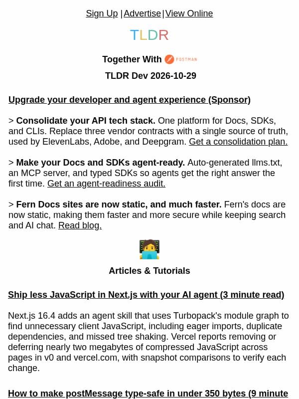 Gemini Carbon 💎, ship less JavaScript 📦, what frameworks cost AI agents 🧮 email from TLDR Cybersecurity