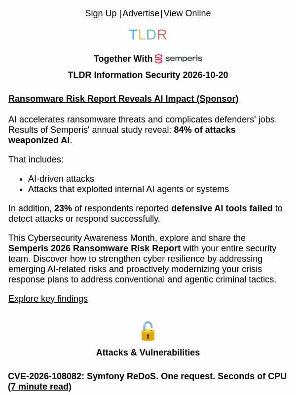 CA students data leak 🎓, Plex flaw drops miner 🎬, Grok Bot leaks bank data 🤖 email from TLDR Cybersecurity