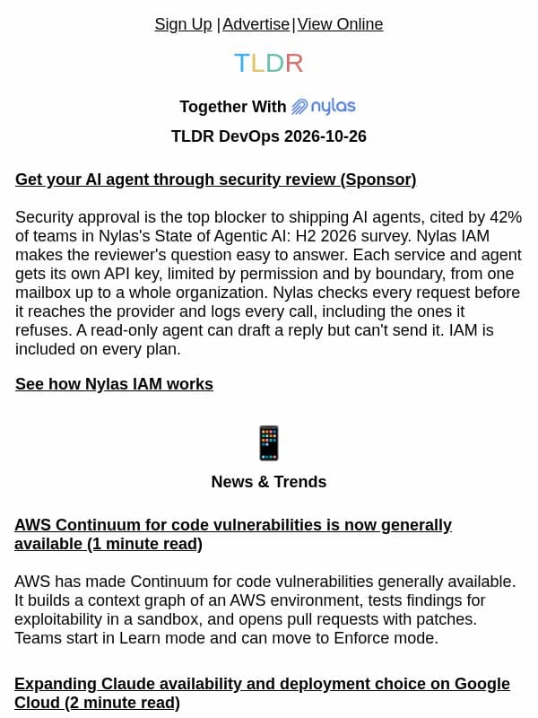 Claude on GCP βοΈ, Broccoli2shell π₯·, Railway Security Incident π€οΈ email from TLDR Cybersecurity