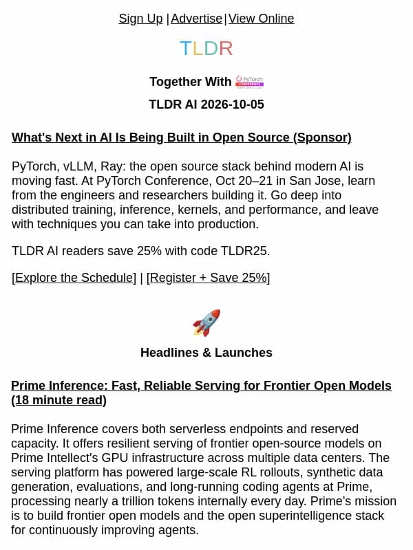Prime Inference 📈, agent population 📈, Claude academy 🎓 email from TLDR Cybersecurity