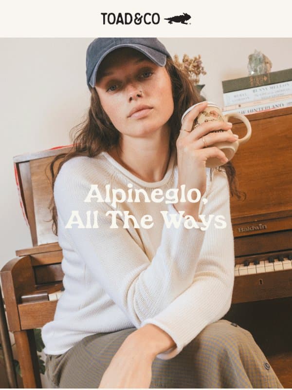 How We're Wearing This Sweater Staple email from Toad&Co