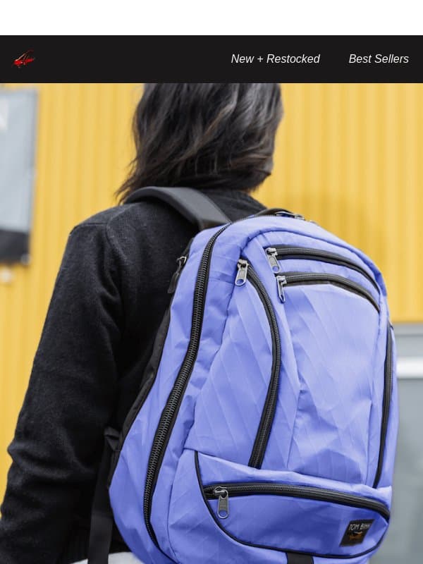 A Periwinkle Surprise 💜 email from Tom Bihn