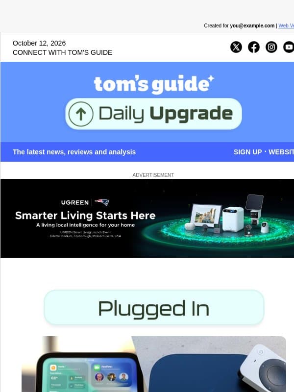 ⚠️ Apple Leak: Brand New HomeView Revealed email from Tom's Guide