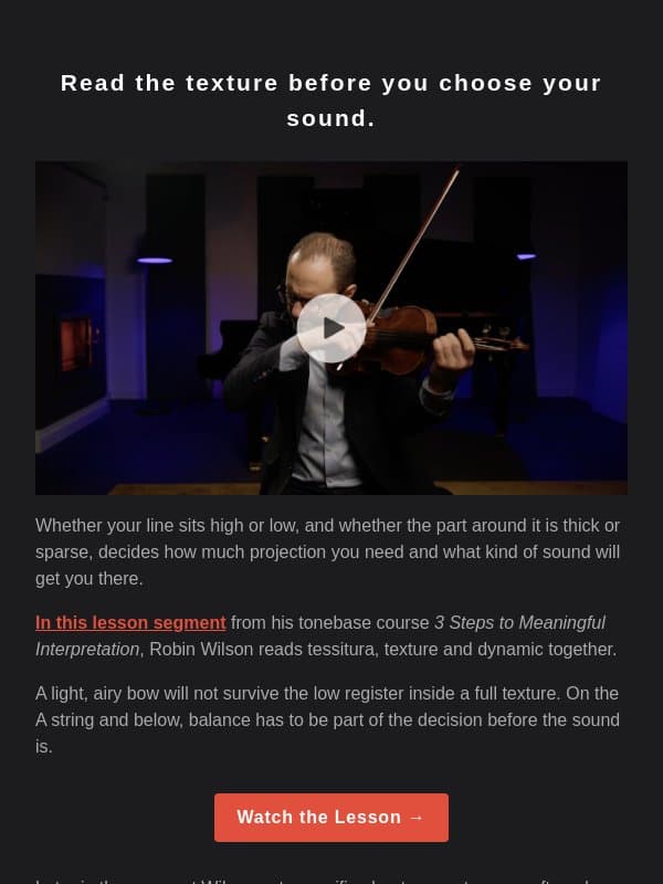 Let the orchestra tell you how loud to play 🎻 email from Tonebase