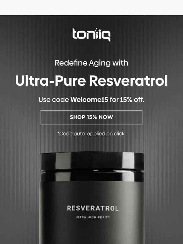 This One Supplement Could Change How You Age 👨⚕️ email from Toniiq