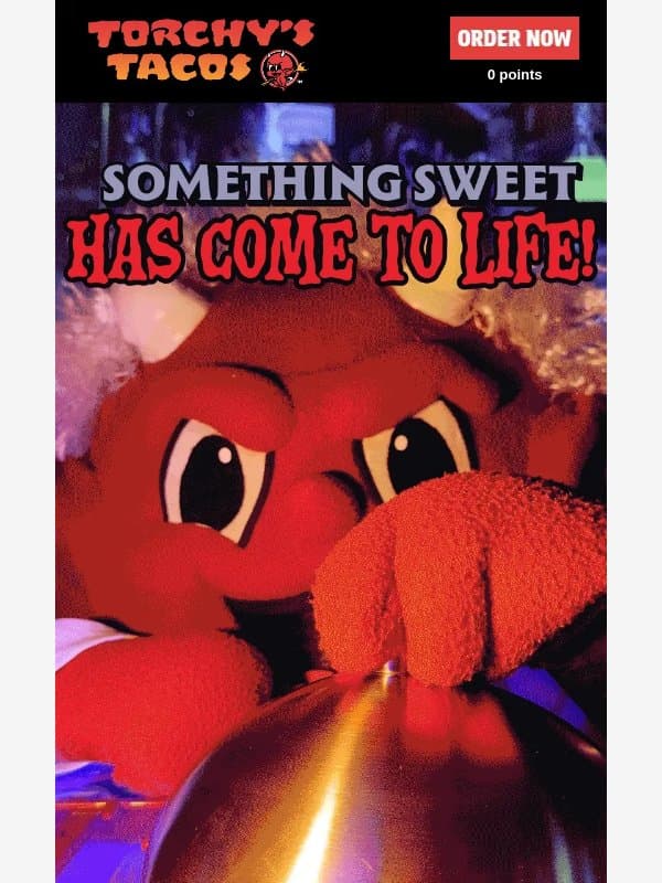 You’ve Been Summoned to the Lab! email from Torchy's Tacos