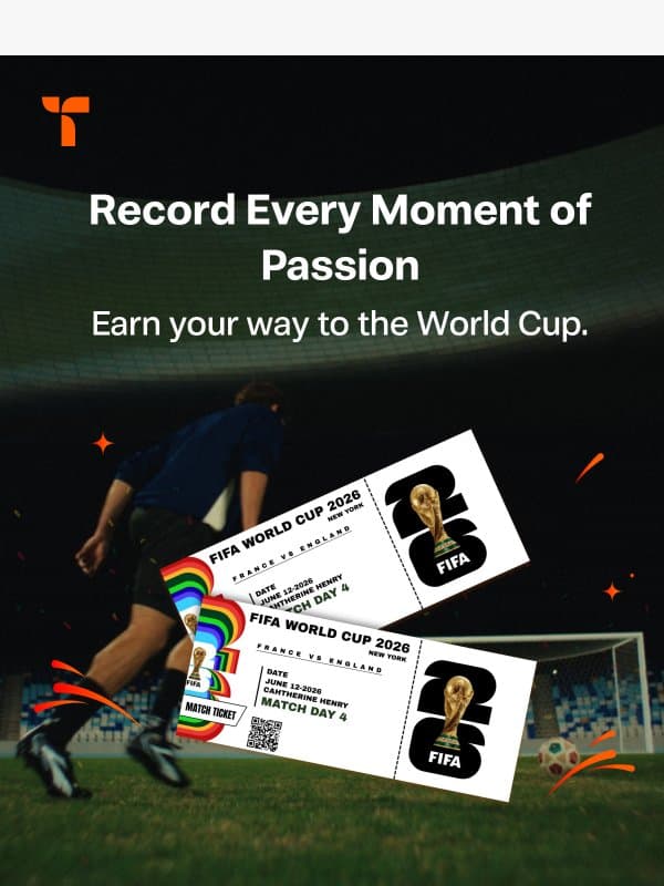 Win Your Way to the World Cup ⚽ email from Torras