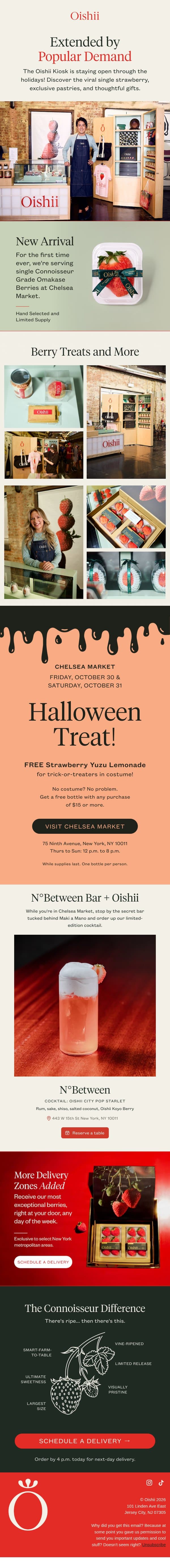 A Sweet Surprise at Chelsea Market π email from Tortuga AgTech screenshot