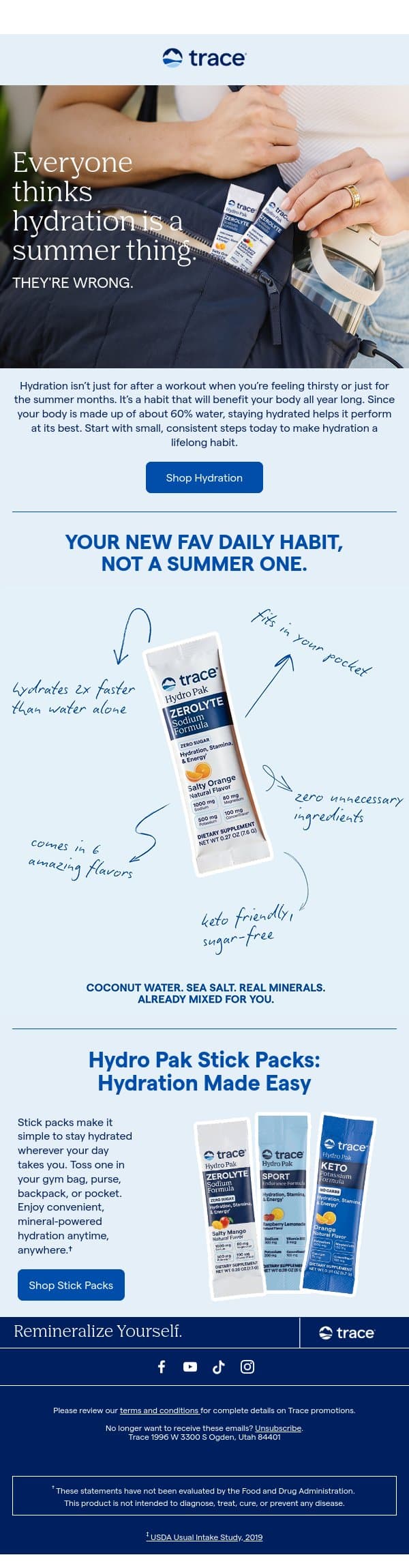 Your New Favorite Habit ๐ email from Trace Minerals Research screenshot