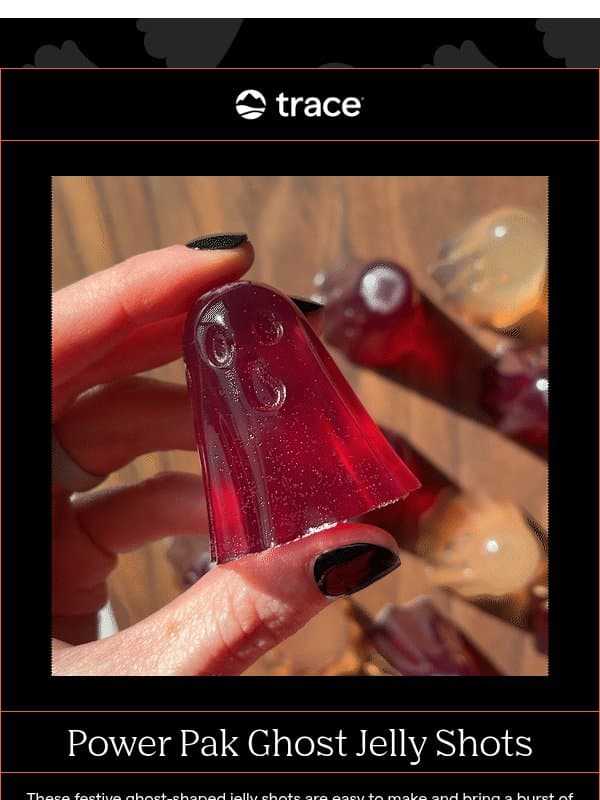 Get Spooky with Power Pak Ghost Jelly Shots email from Trace Minerals Research