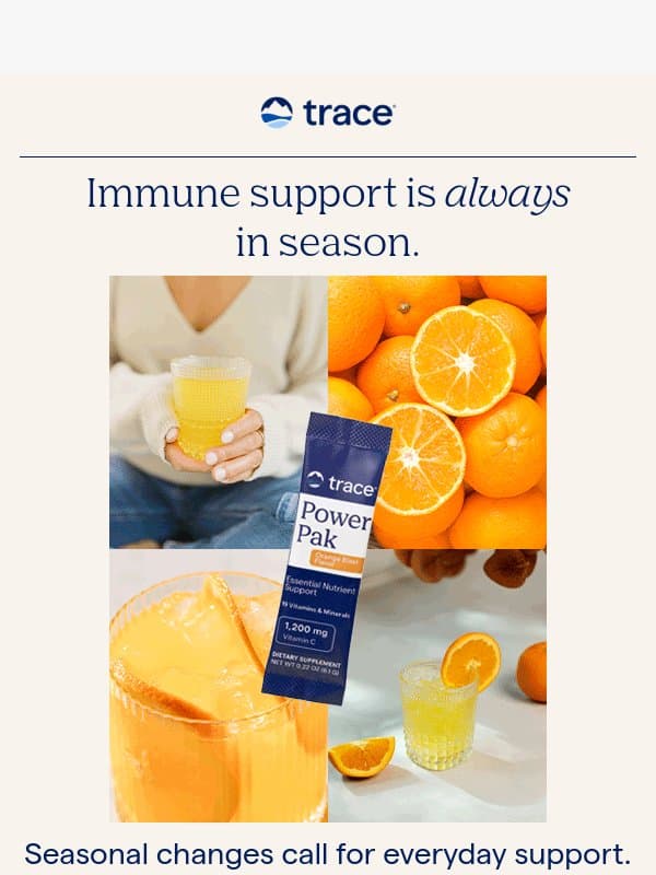Stay one step ahead of the season email from Trace Minerals Research