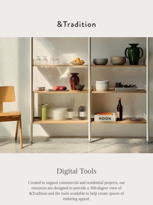 Sources of Inspiration email from &Tradition