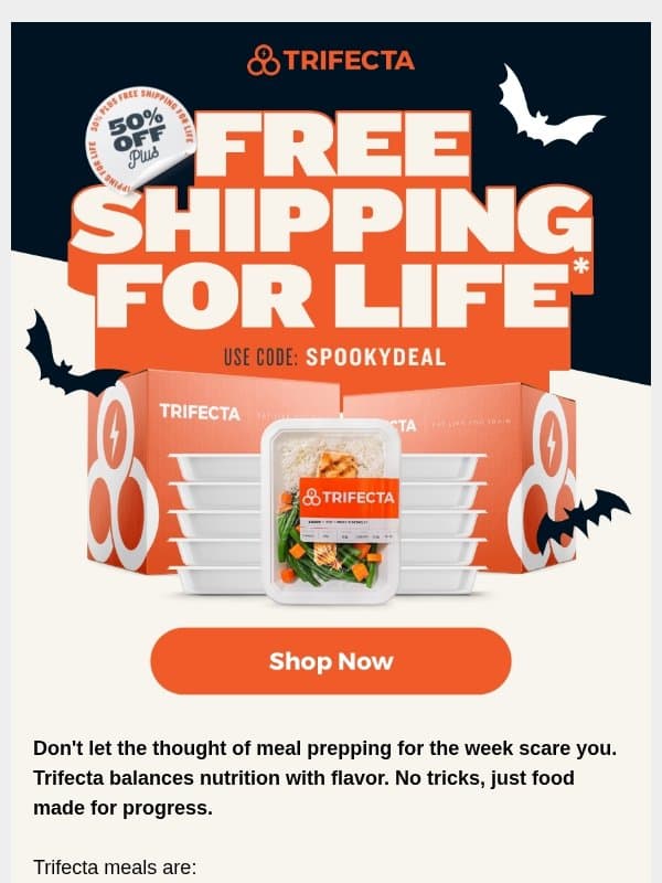 Meal Prep So Easy, It's Scary ✨ email from Trifecta Nutrition
