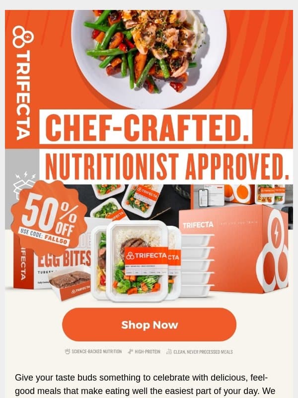 Something Delicious for Your Friday email from Trifecta Nutrition