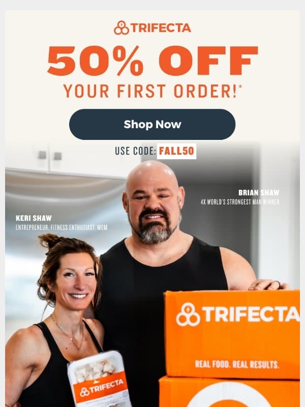 Fuel Your Potential email from Trifecta Nutrition