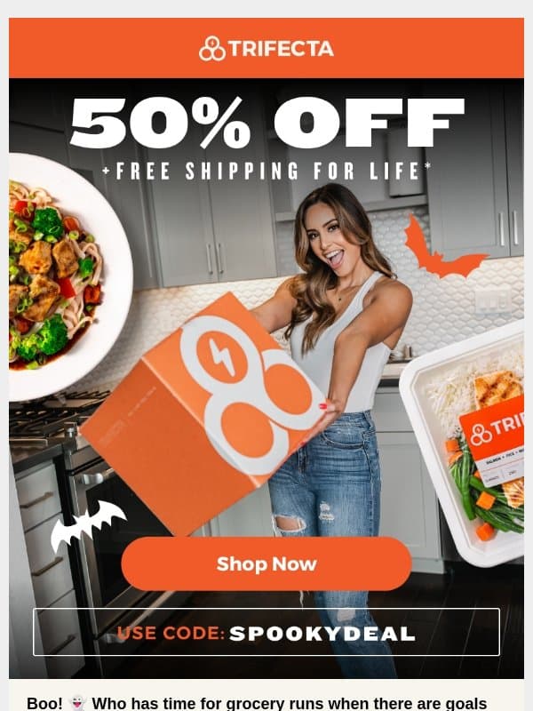 Ghost the Grocery Store π» email from Trifecta Nutrition