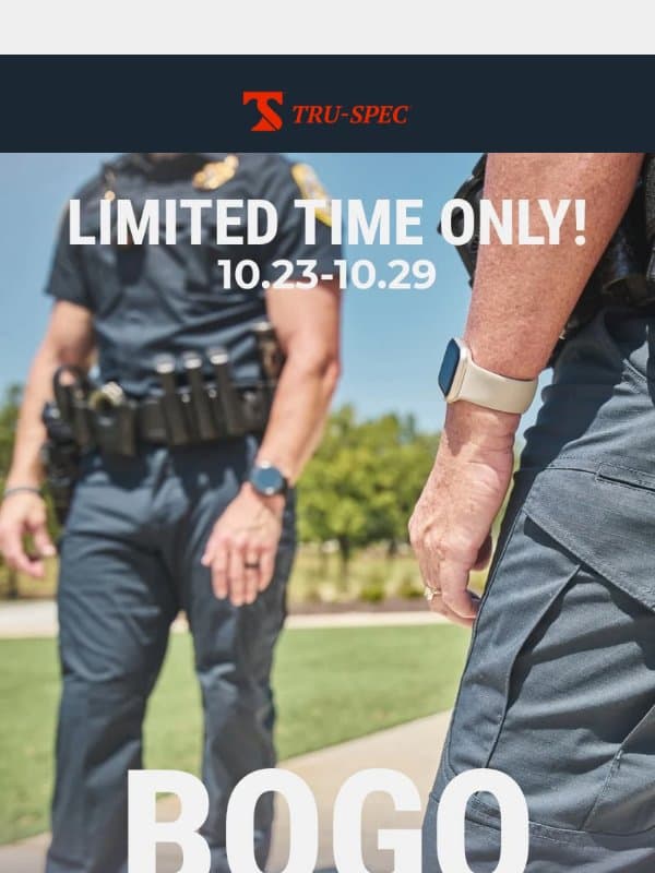 This Sale Won't Last Forever! email from Tru-Spec