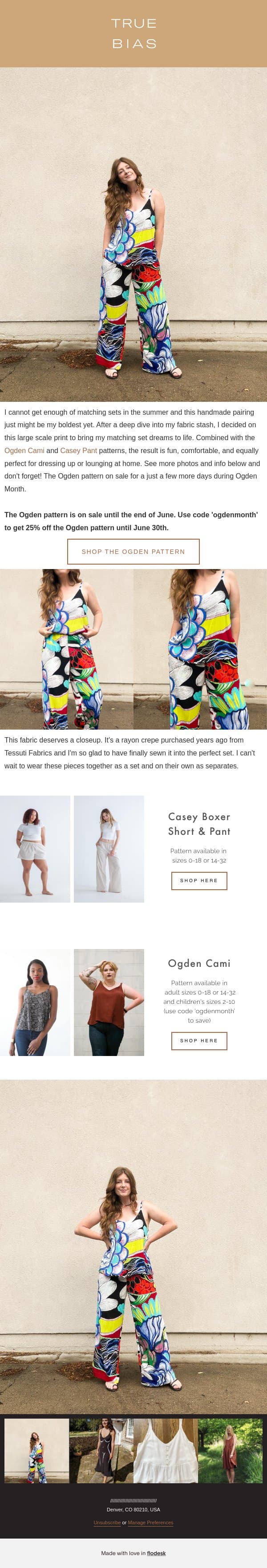 A bold matching set with Ogden and Casey email from True Bias screenshot