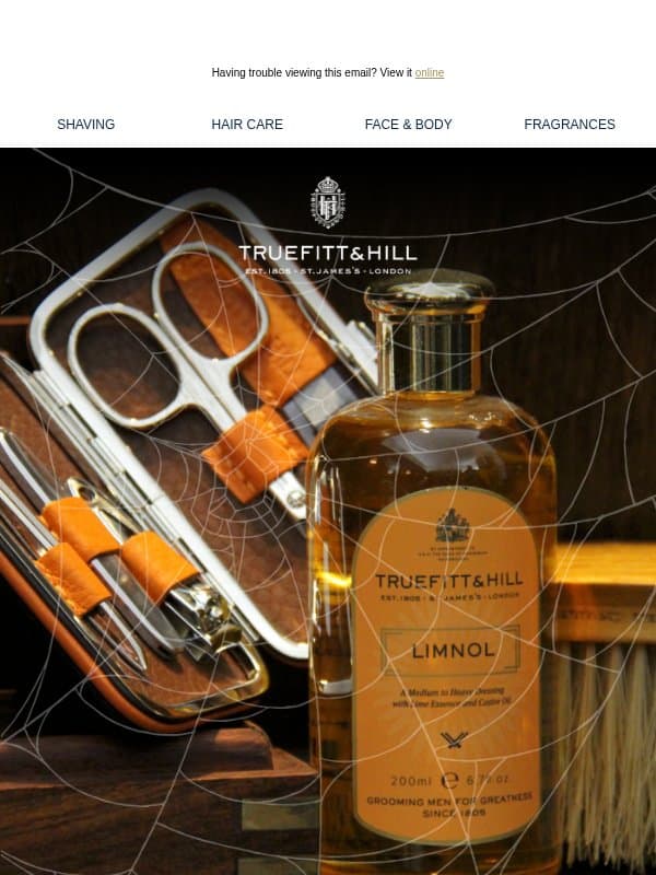 Spooktacular Halloween Highlights 🎃 email from Truefitt & Hill