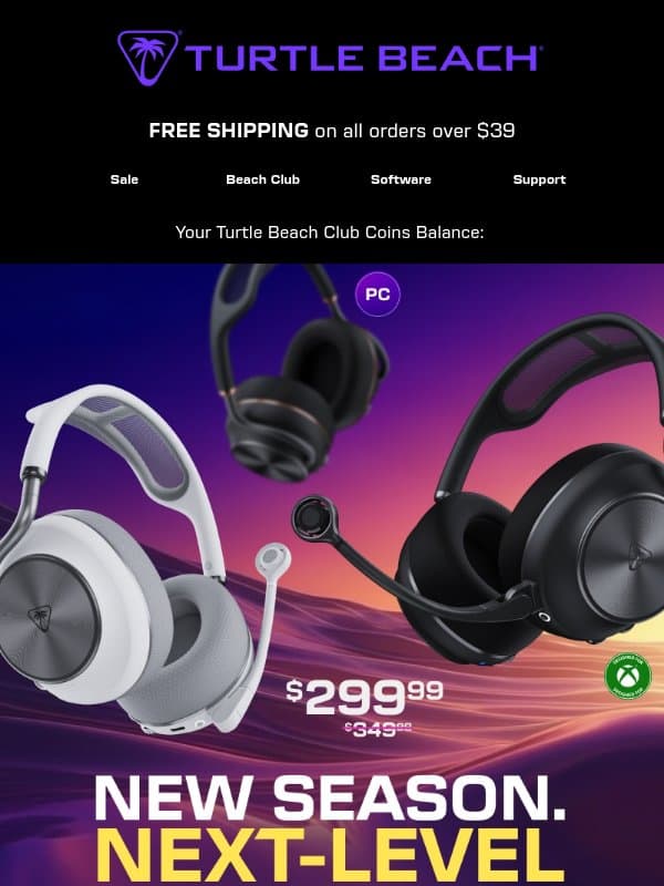 Fall’s Biggest Games Are Coming. Are You Ready? email from Turtle Beach