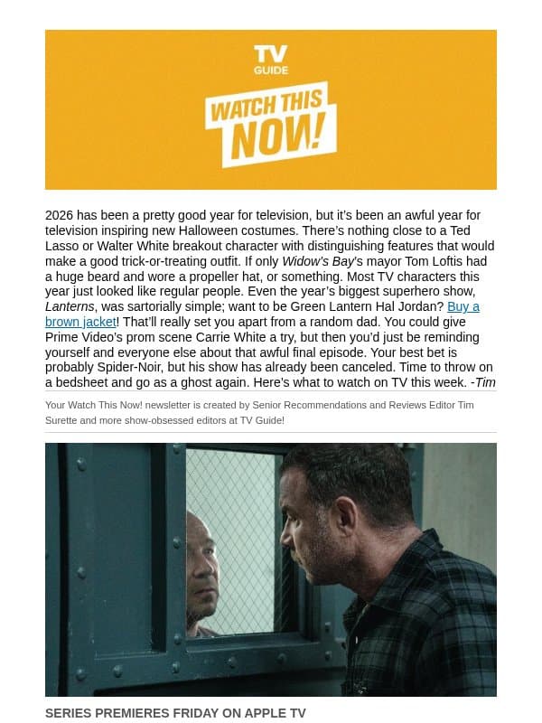 Here’s what’s coming to Netflix in November email from TV Guide