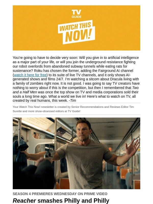 This Canadian comedy is the funniest show in a long time and is finally streaming email from TV Guide