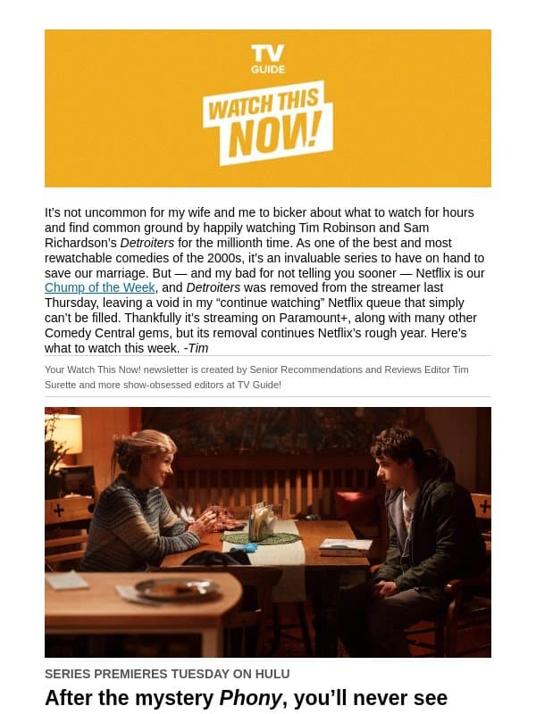 These are the best reviewed shows of the year email from TV Guide